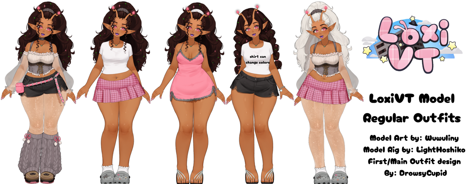 2D Model Outfit Pictures